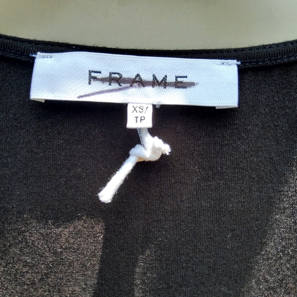 Frame Shirred Flounce Top in Nior - Picture 4 of 4